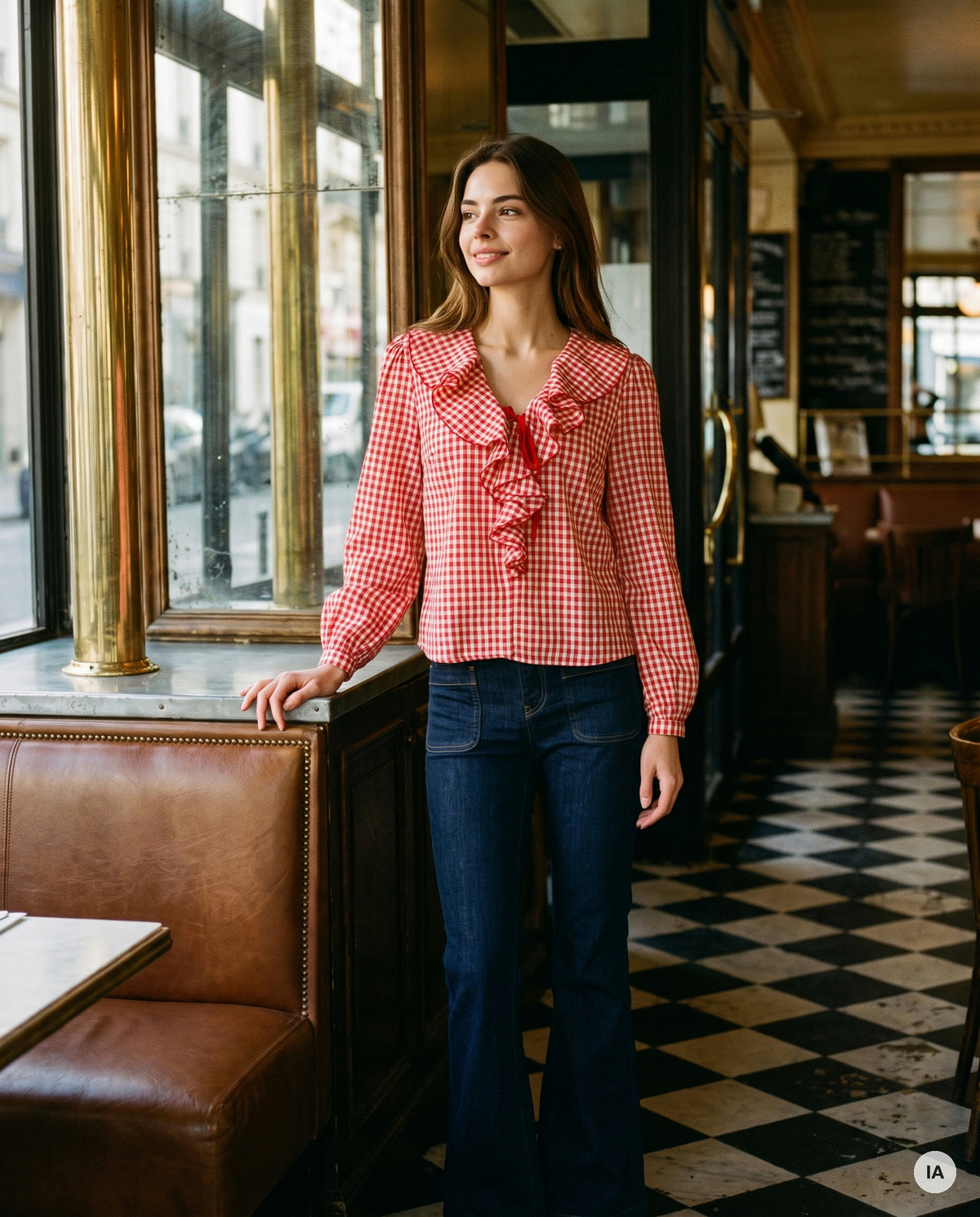 BLOUSE CATIE - YCOO Top — Image générée par IA