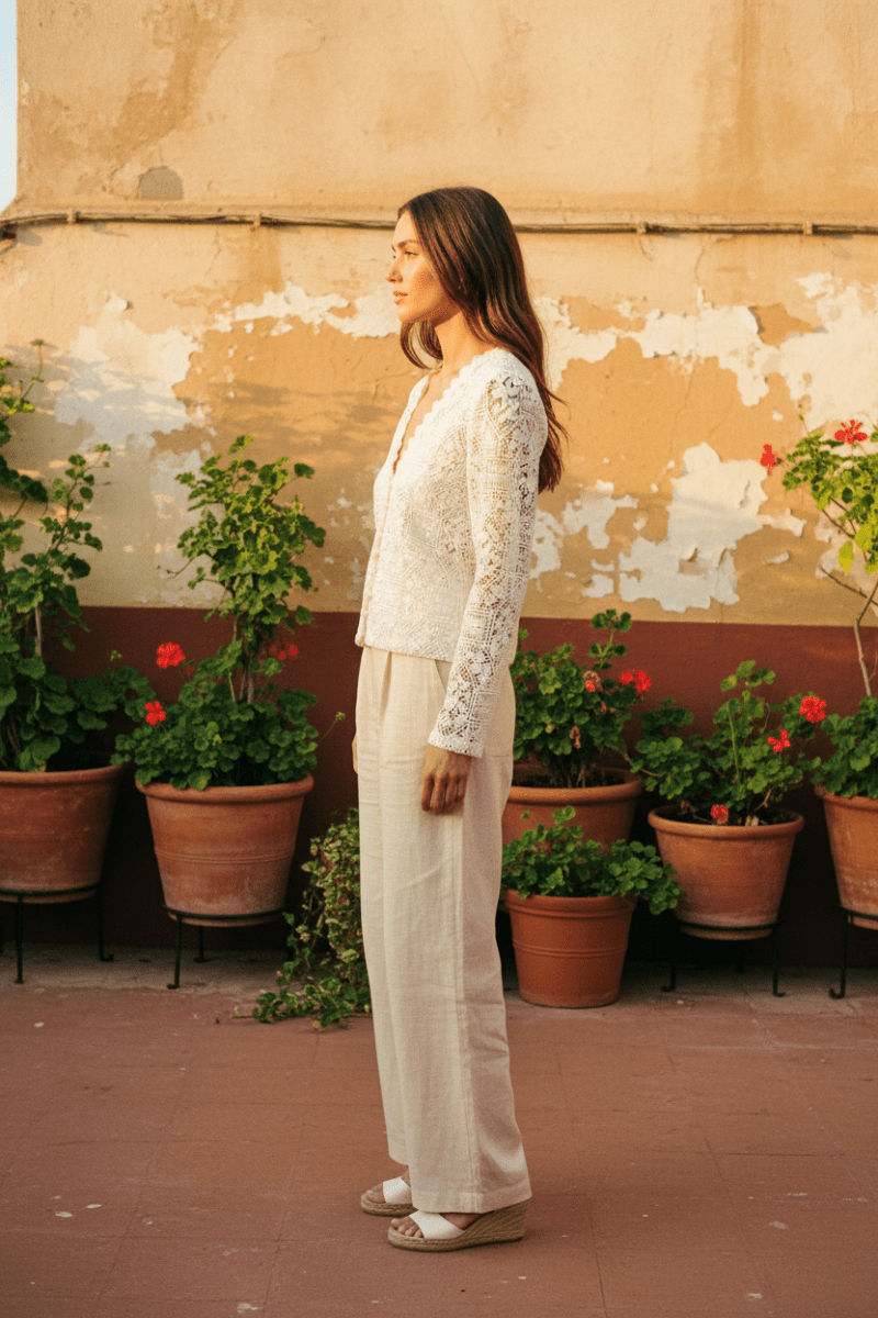 Blouse Claudia IVOIRE - YCOO Top