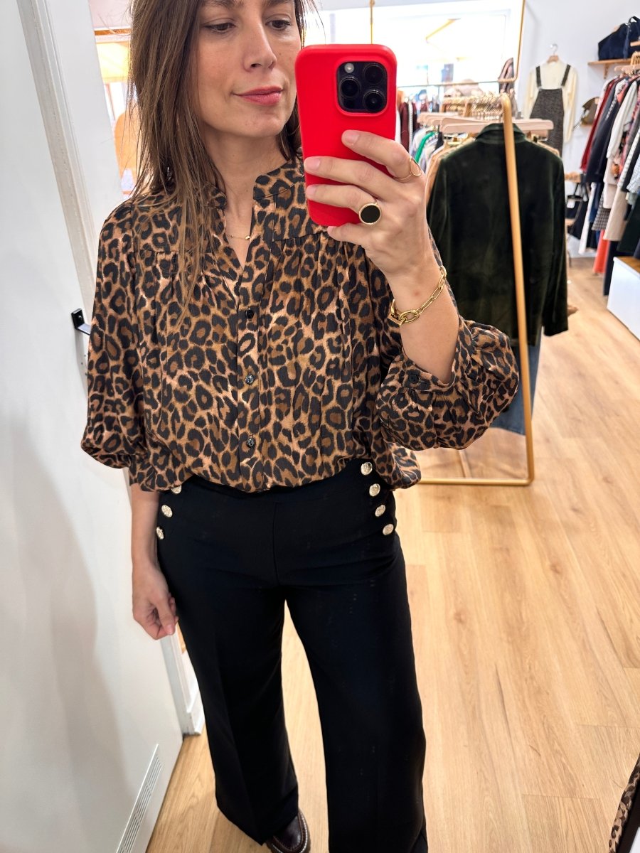 Blouse Louise LEO CAMEL - RUE DES ABBESSES Top