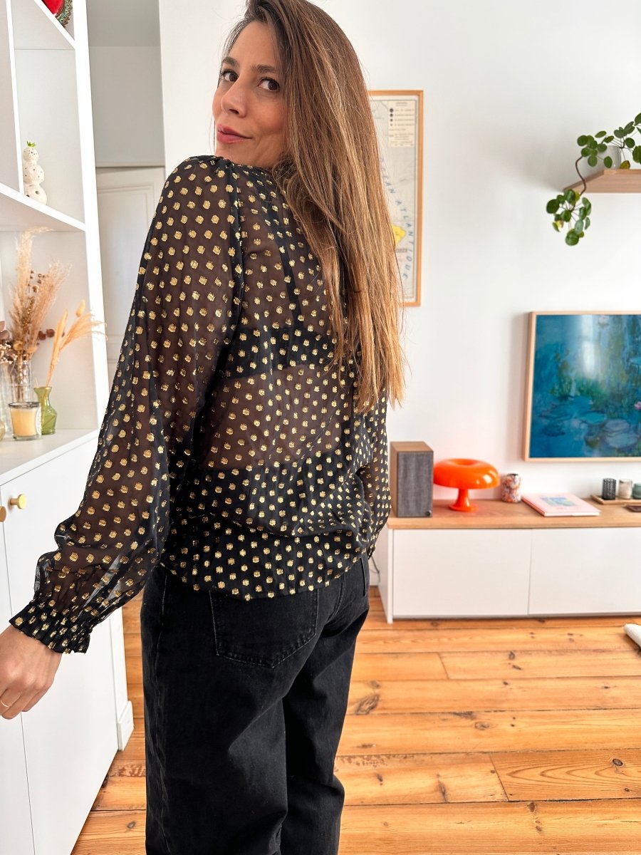Blouse Noemy NOIR - YCOO Top