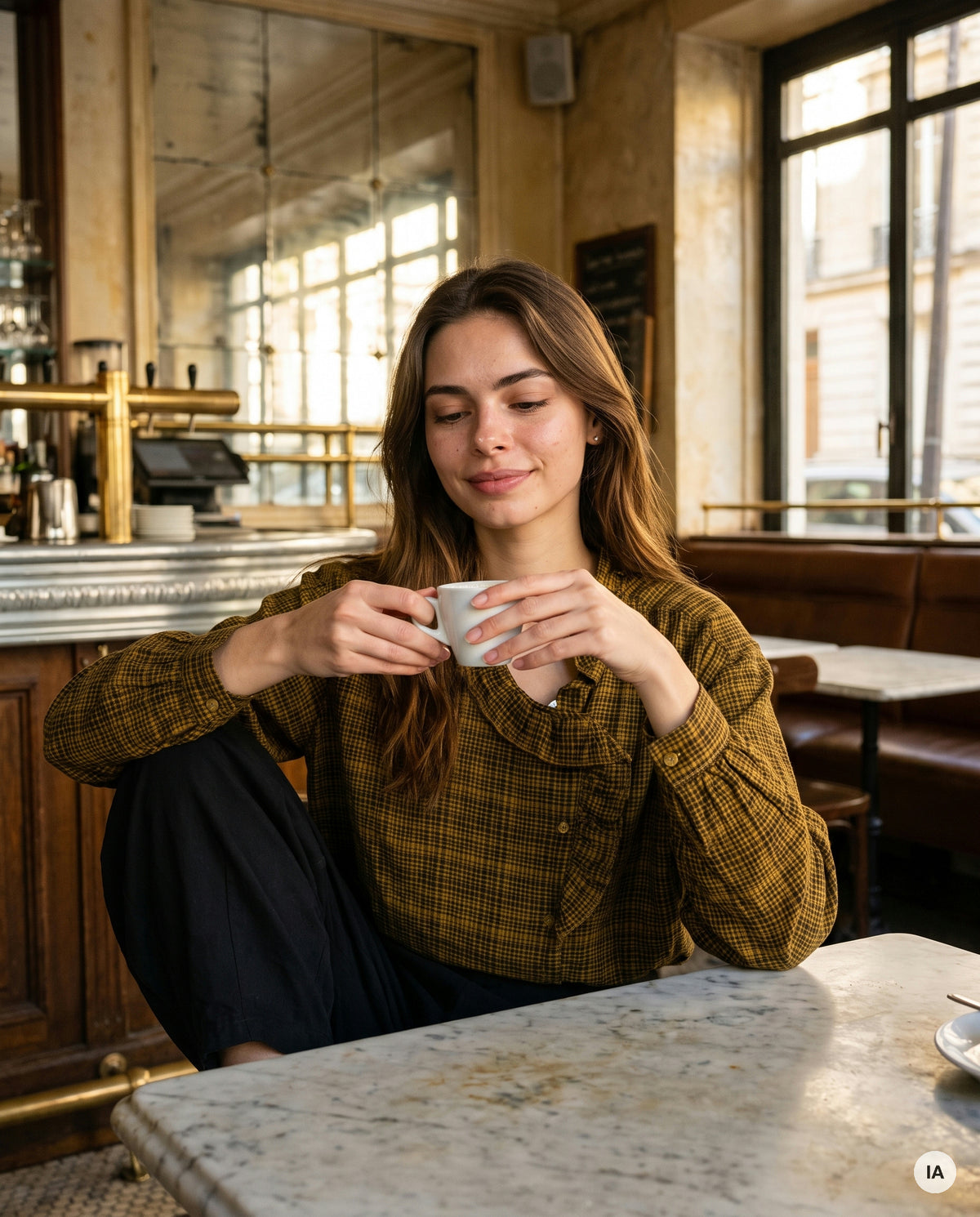 BLOUSE PALMY - W STUDIO Top — Image générée par IA