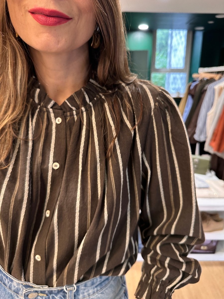 Blouse Prisca CHOCO - YCOO Top