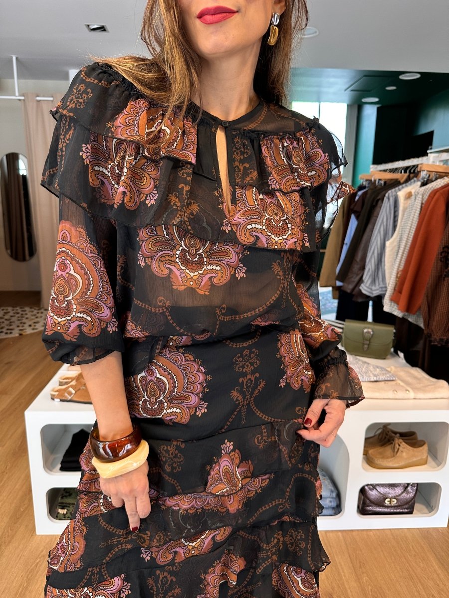 Blouse Samario NOIR - ANGE Top
