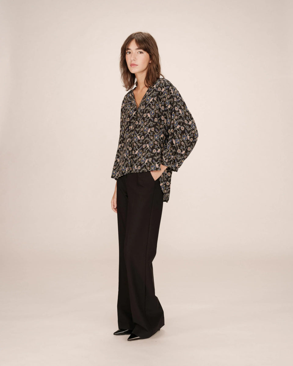 Blouse Secrete NOIR - GRACE ET MILA Top