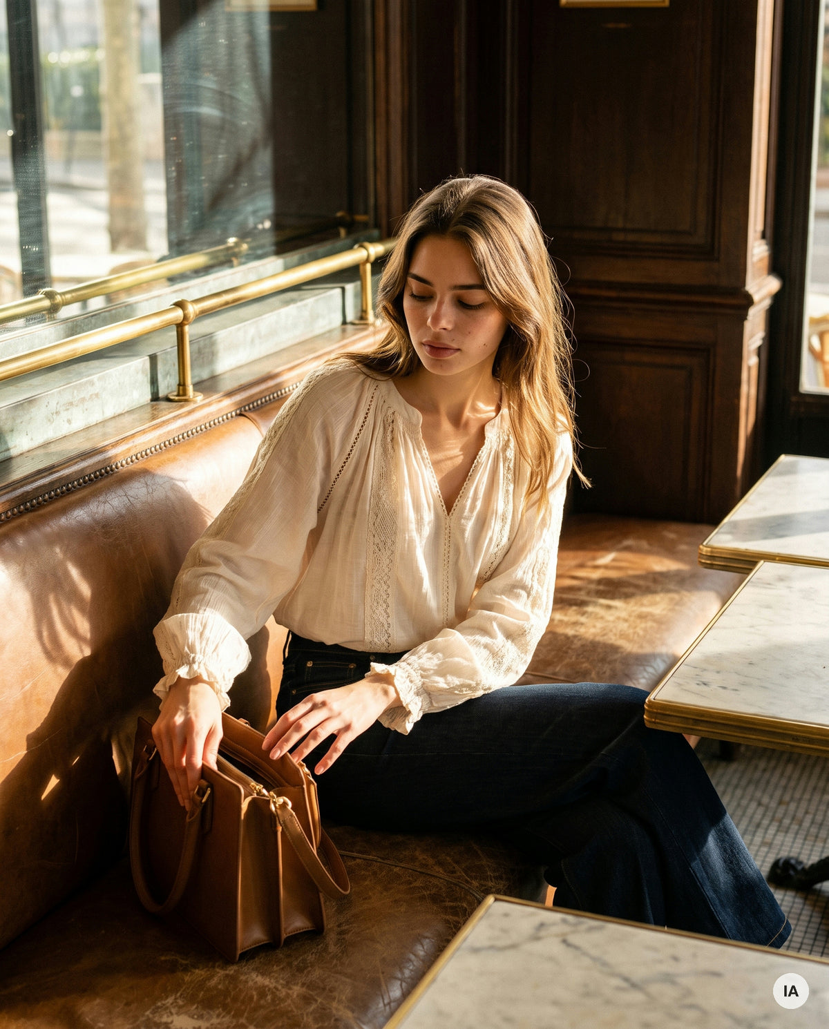 BLOUSE VANESSA - YCOO Top — Image générée par IA
