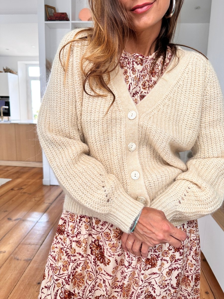 Cardigan Naster SABLE - GRACE ET MILA Gilet pour femme