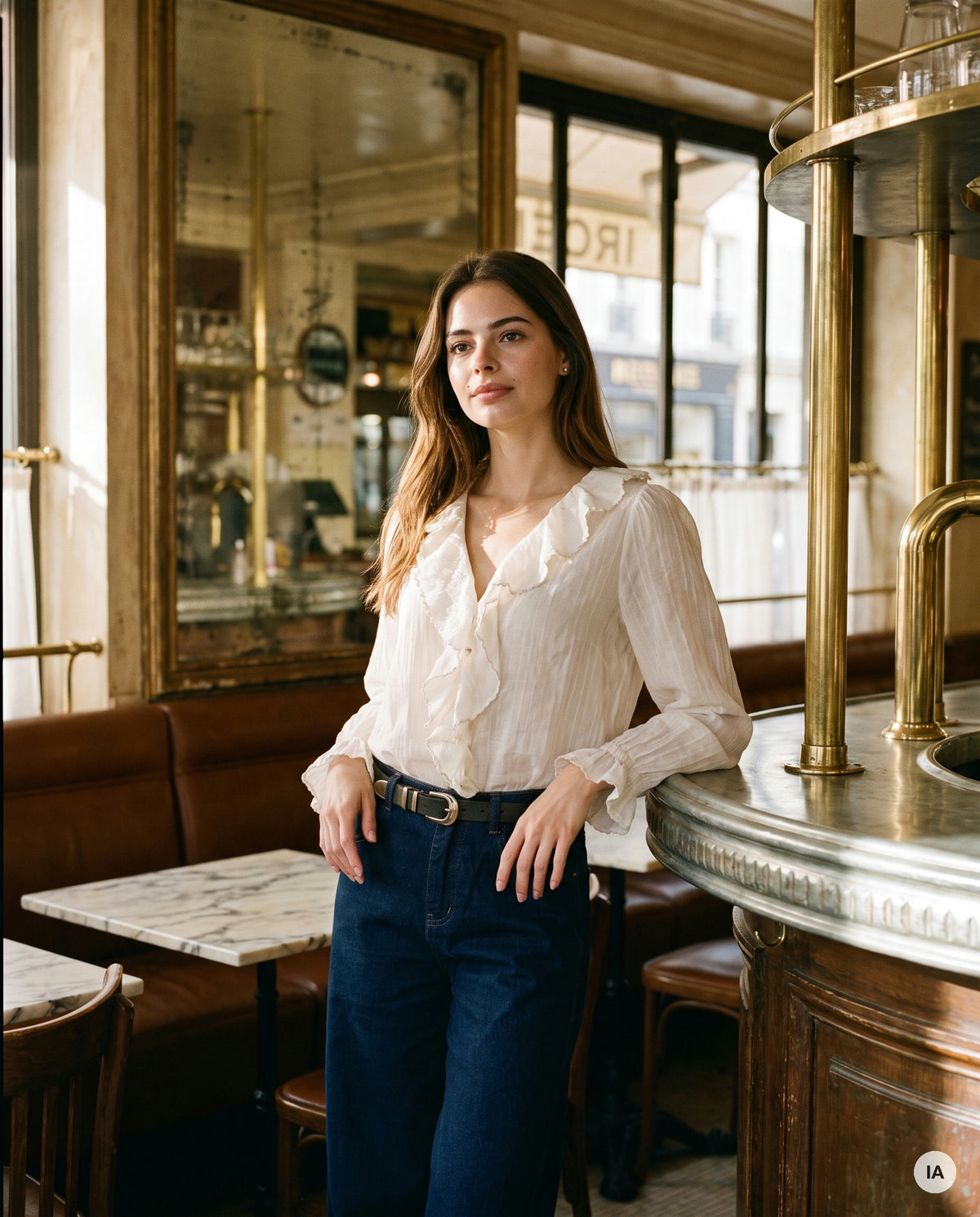 CEINTURE ANAIS KAKI - LA PETITE ETOILE Ceinture — Image générée par IA