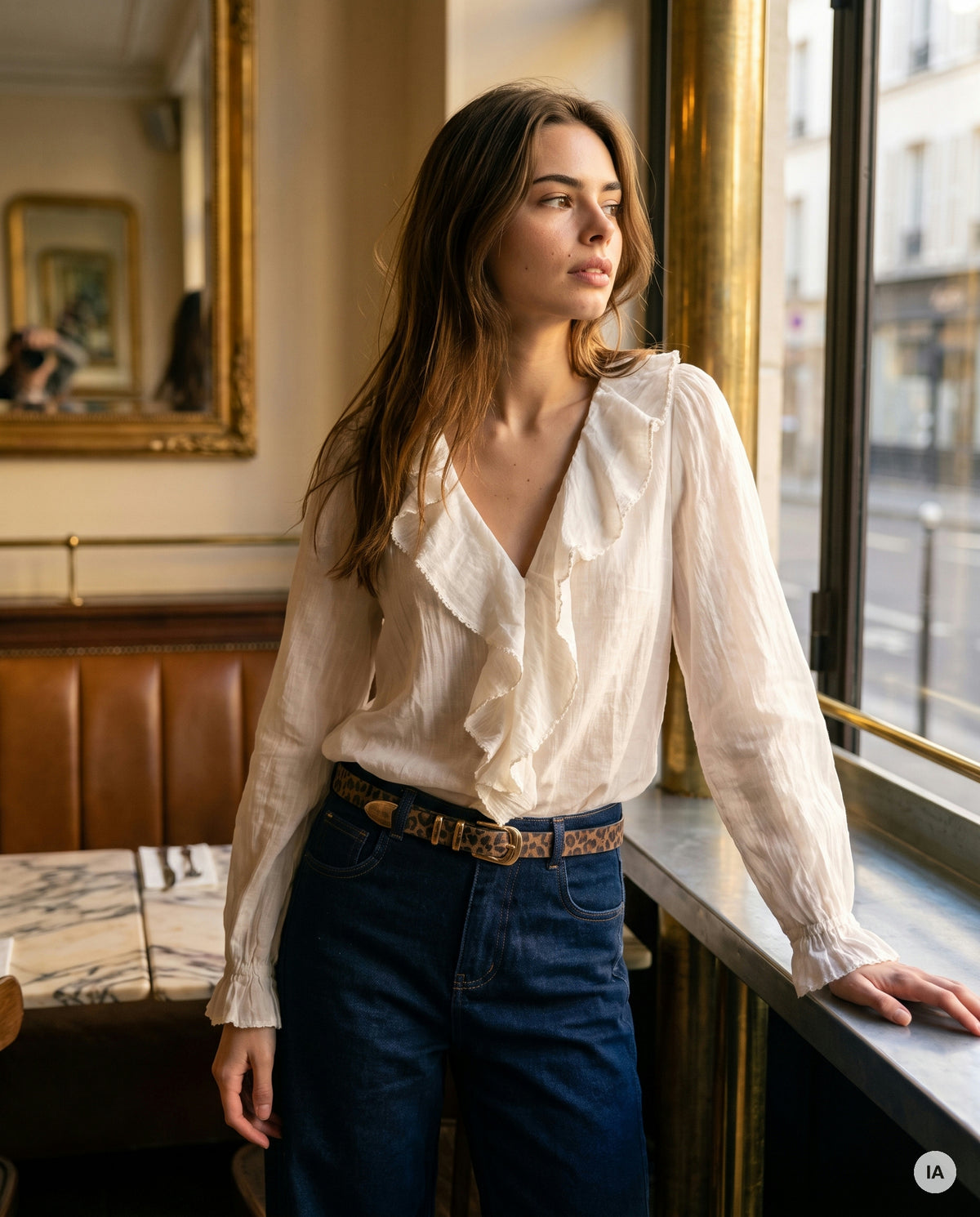 CEINTURE ANAIS LEOPARD - LA PETITE ETOILE Ceinture — Image générée par IA