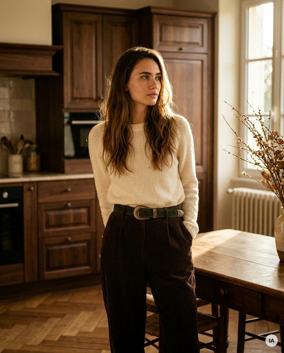 CEINTURE EDITH KAKI - CINNAMON Ceinture — Image générée par IA