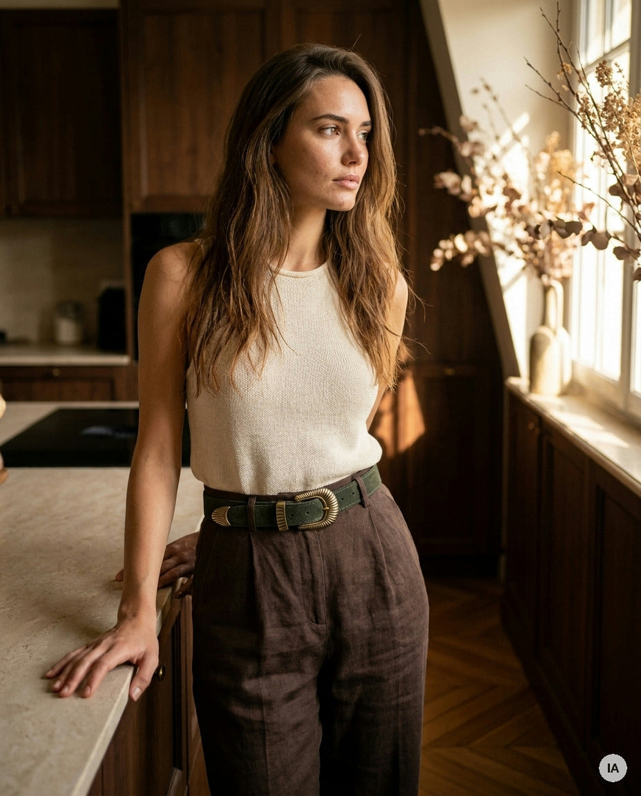 CEINTURE EDITH KAKI - CINNAMON Ceinture — Image générée par IA