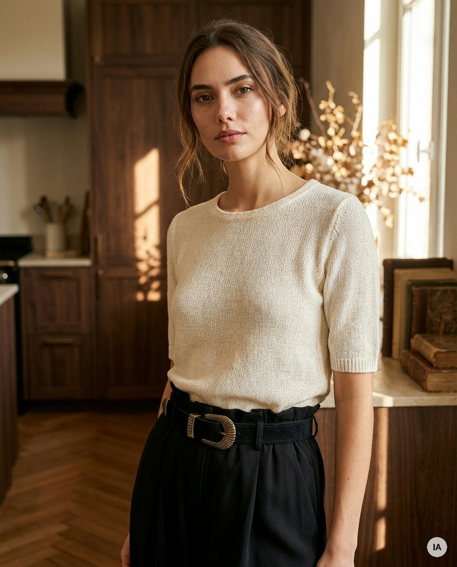 CEINTURE EDITH NOIR - CINNAMON Ceinture — Image générée par IA