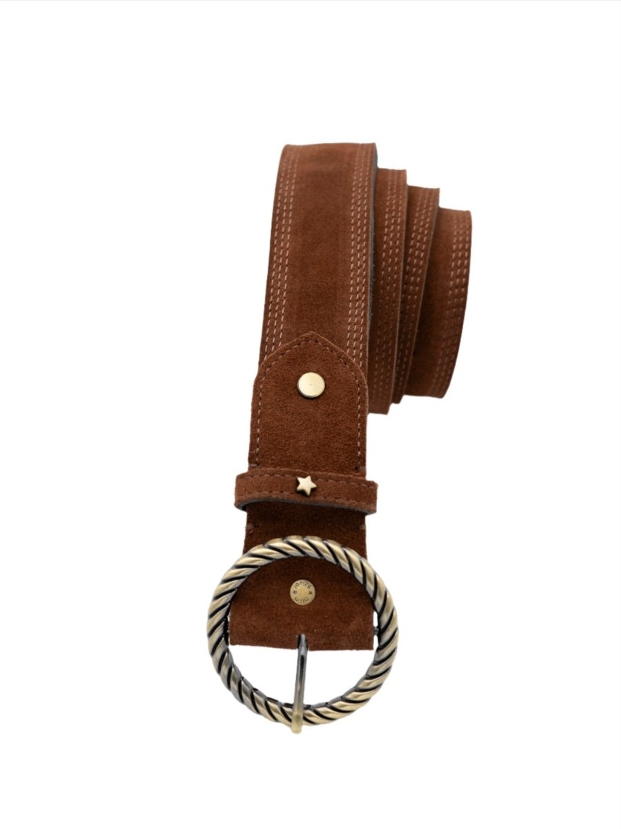 Ceinture Pale V COGNAC - MILA LOUISE CEINTURE pour femme