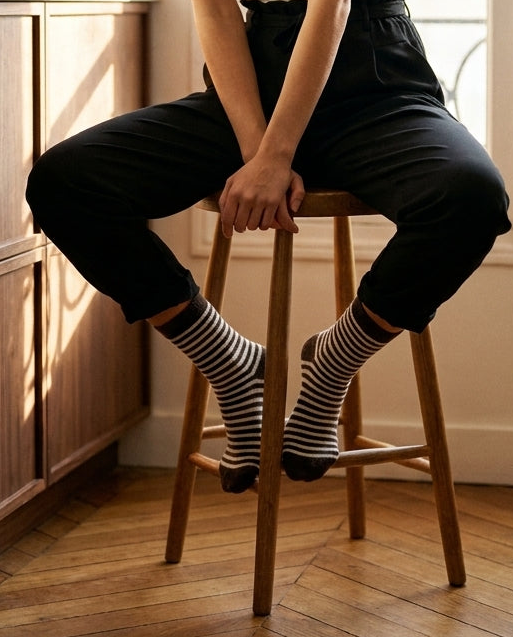 CHAUSSETTES AMI MARRON - LA PETITE ETOILE CHAUSSETTES