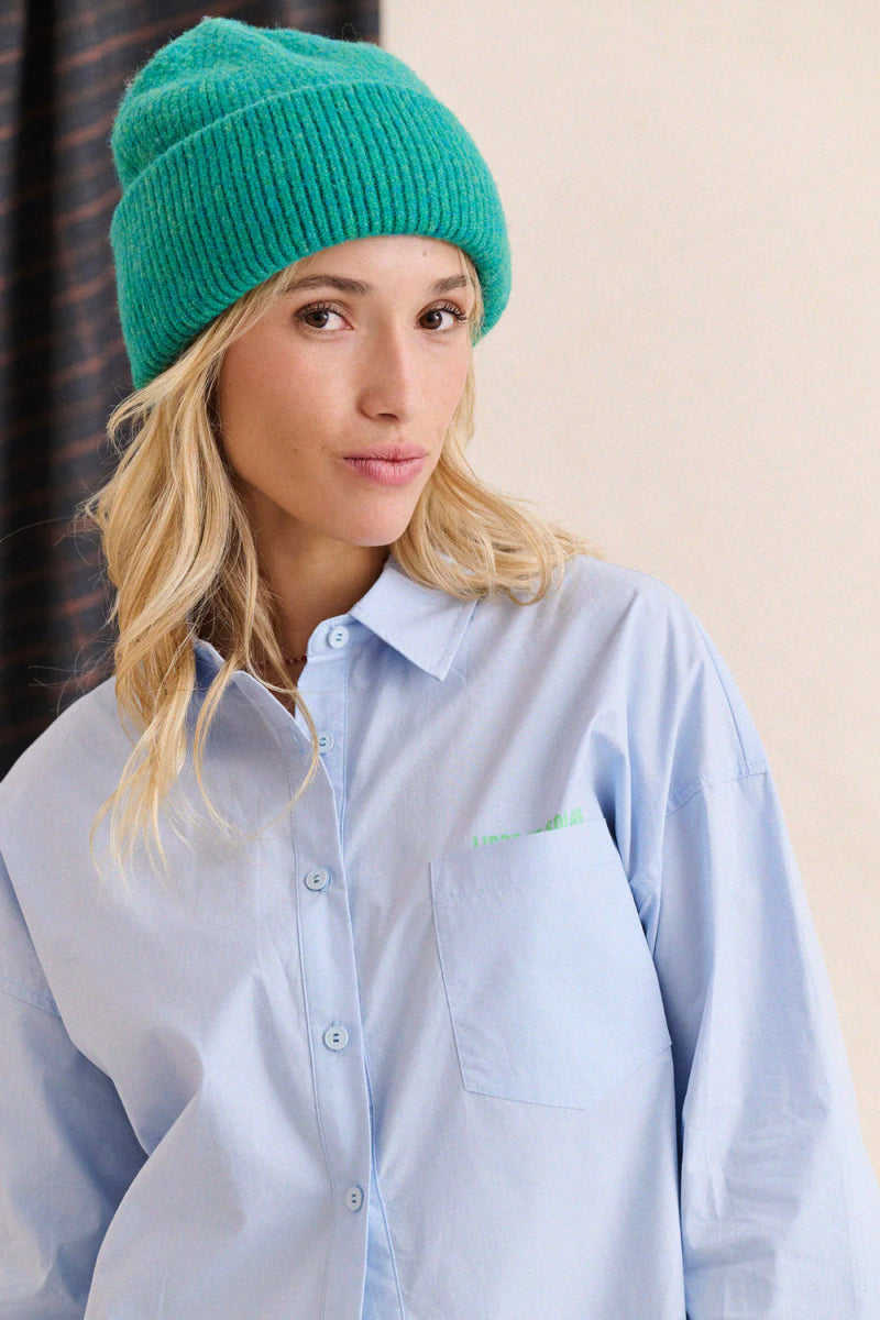 Chemise Candy BLEU CIEL - LAUREPLUSMAX Top