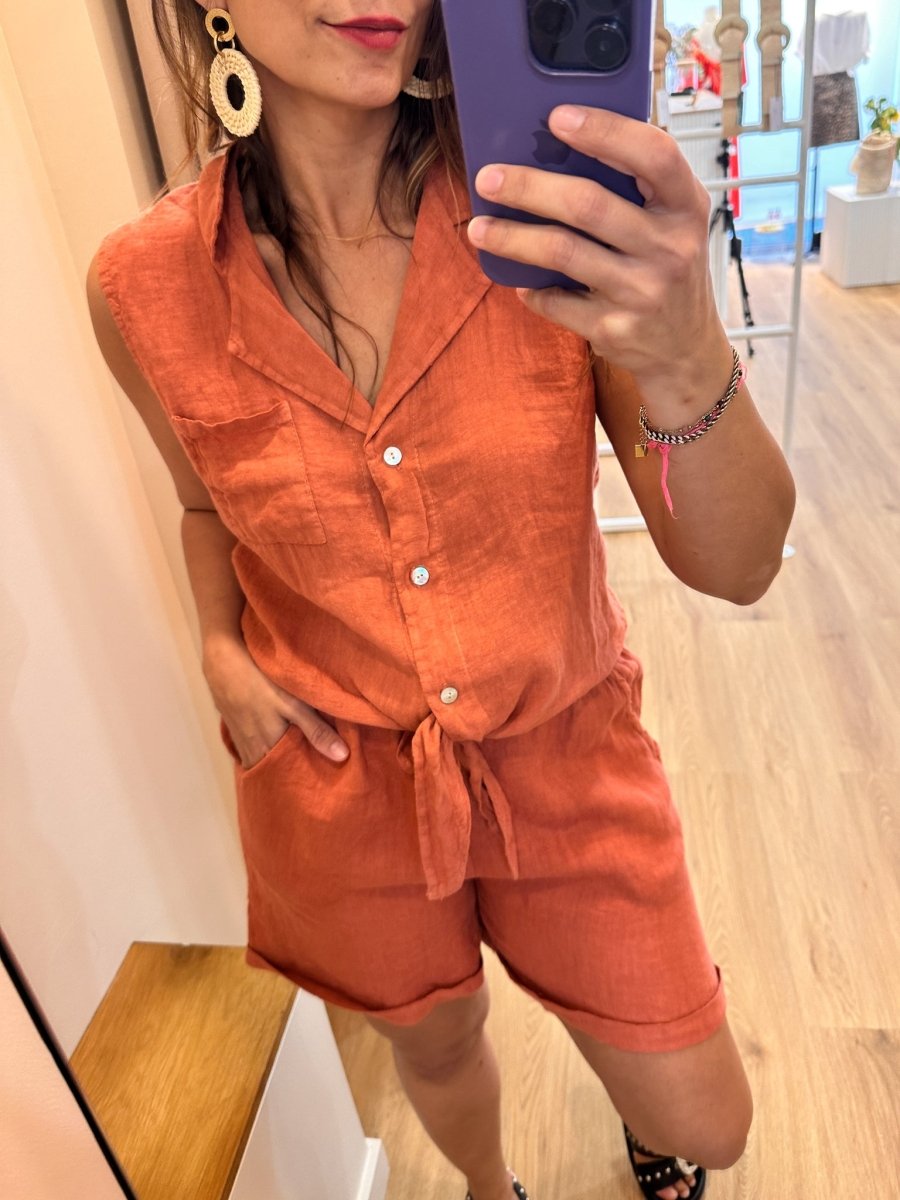 Chemise Lya TERRACOTA - LOËLA Top pour femme