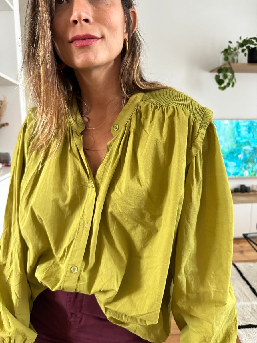 Chemise Sefora OLIVE - ARTY BLUSH Top