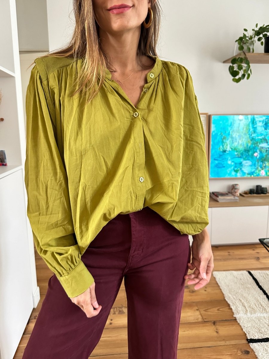 Chemise Sefora OLIVE - ARTY BLUSH Top