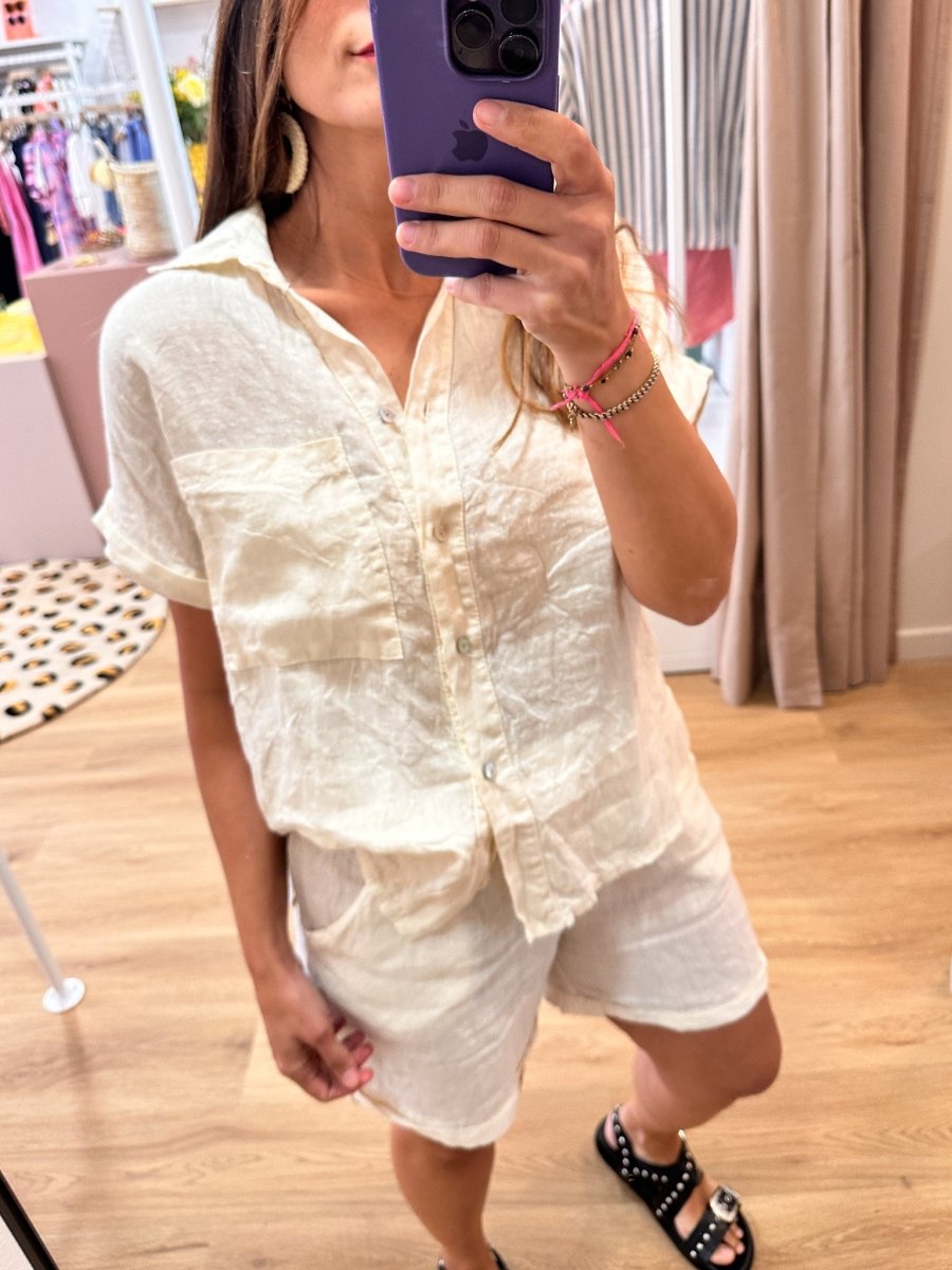 Chemise Tella ECRU - LOËLA Top pour femme