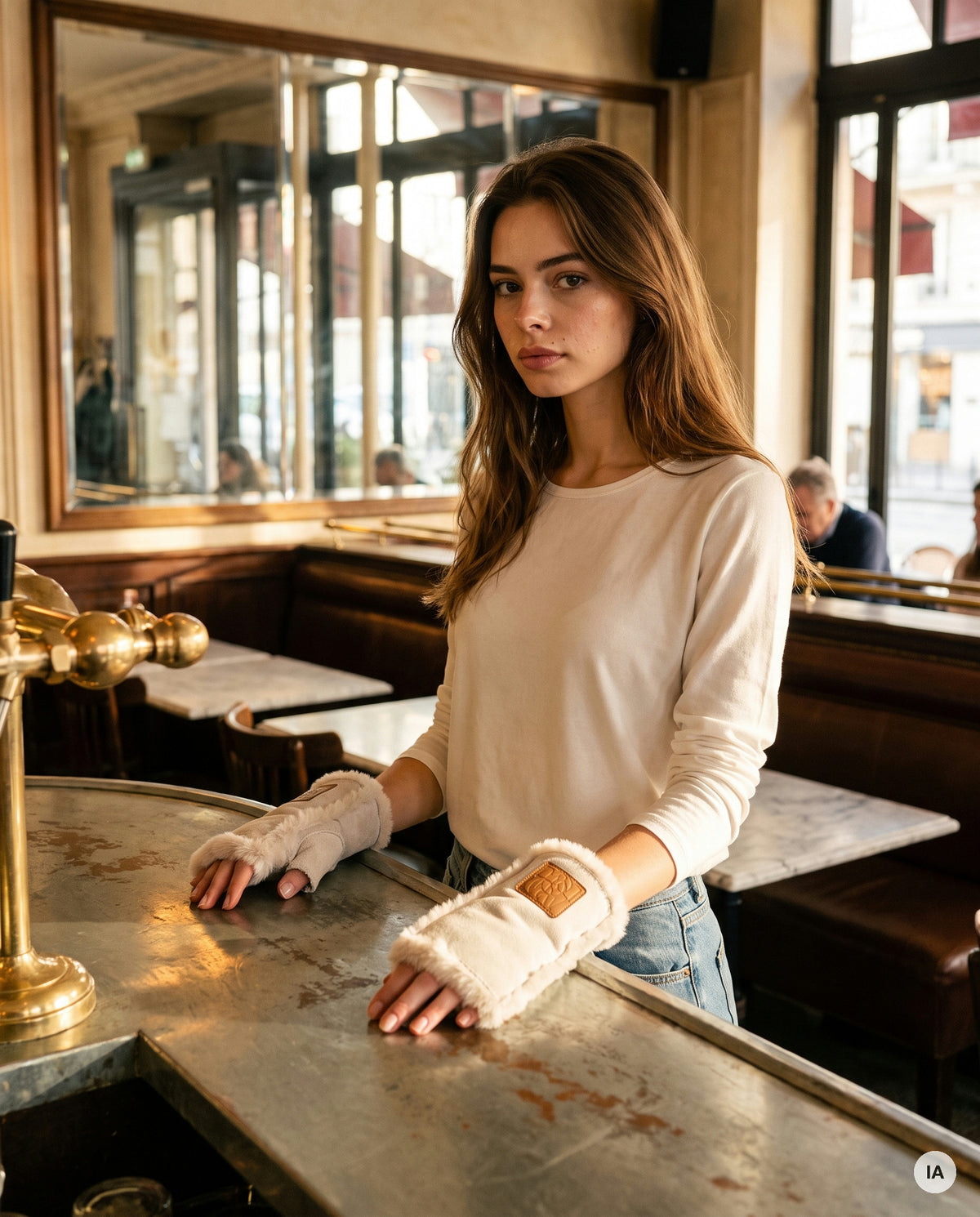 GANTS MOUFFY ECRU - ADORE Gants — Image générée par IA