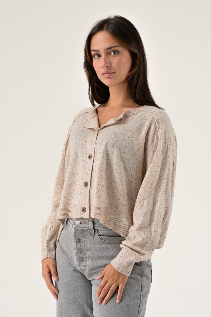 GILET MAELIE ECRU - ORFEO GILET