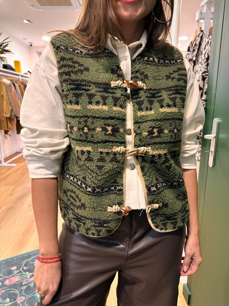 Gilet Nelly IKAT - ORFEO Gilet