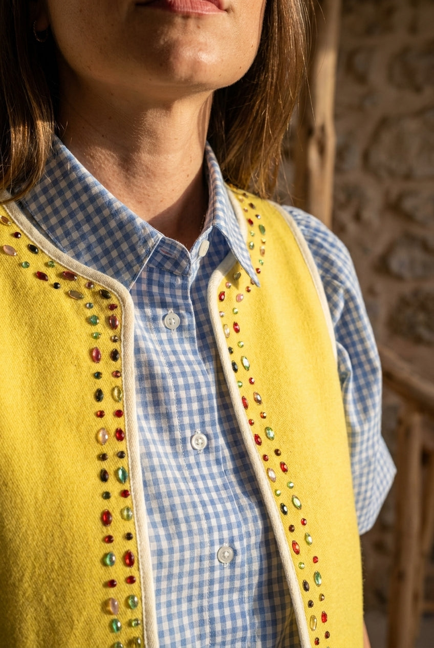 GILET VICTOIRE JAUNE - ADORE Gilet