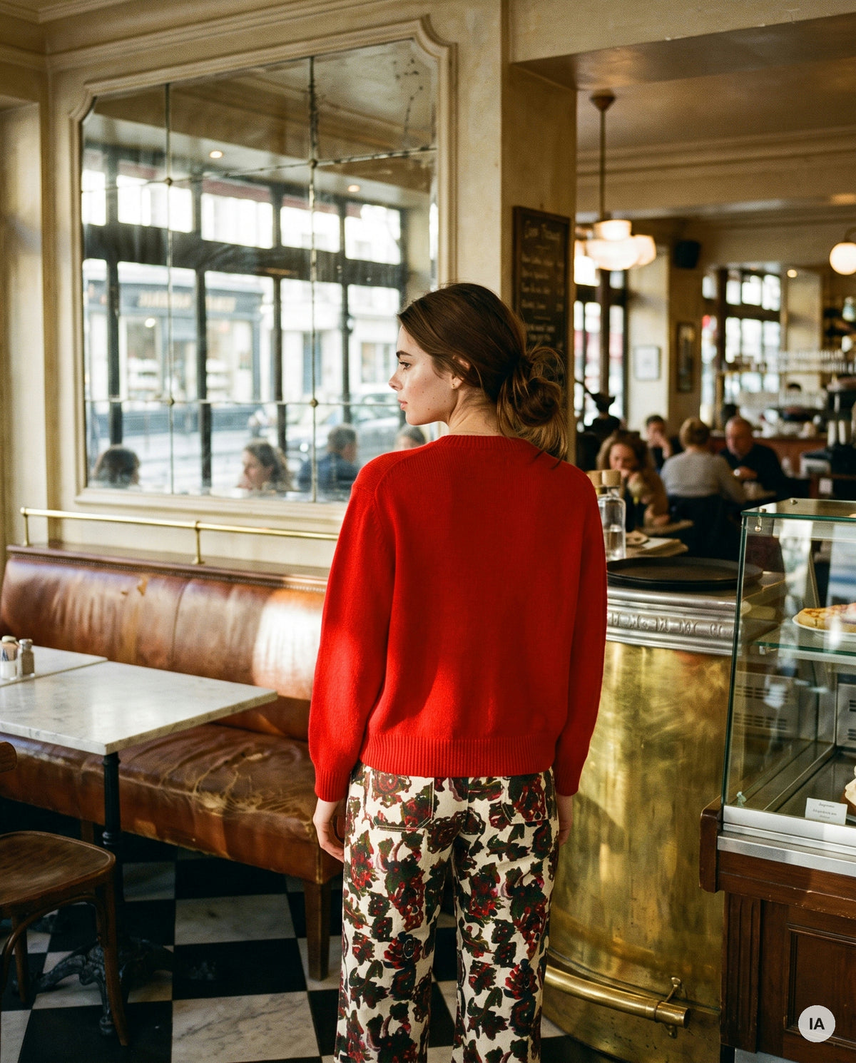 GILET WAYRA CERISE - ORFEO Gilet — Image générée par IA