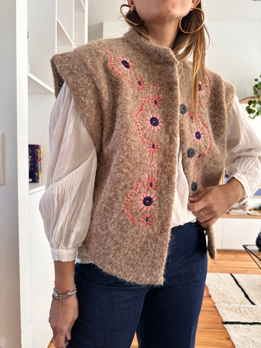 Gilet Yoven BEIGE - W STUDIO Gilet