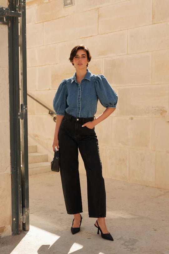 Jean Brandy GRIS ANTHRACITE - ORAIJE Pantalon
