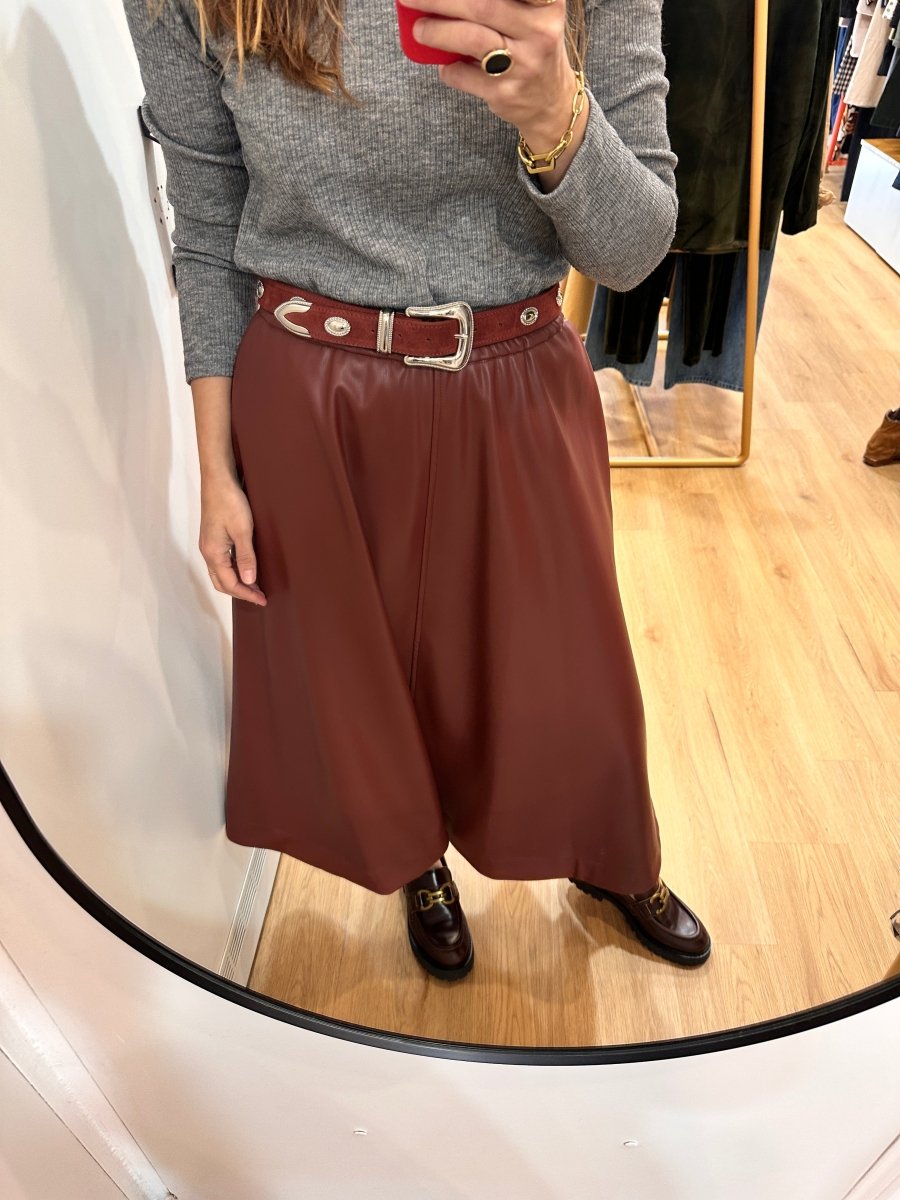 Jupe Selena BORDEAUX - OPULLENCE Jupe