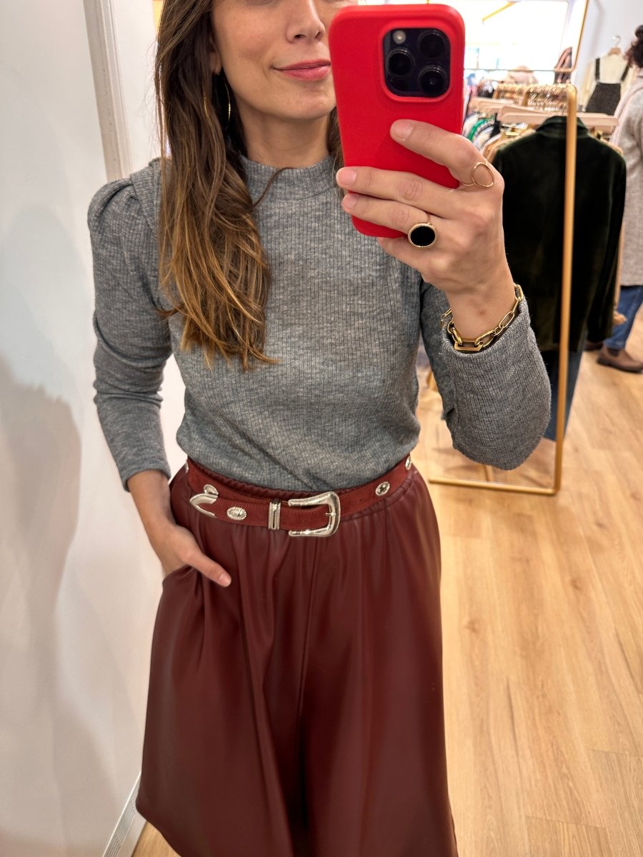 Jupe Selena BORDEAUX - OPULLENCE Jupe