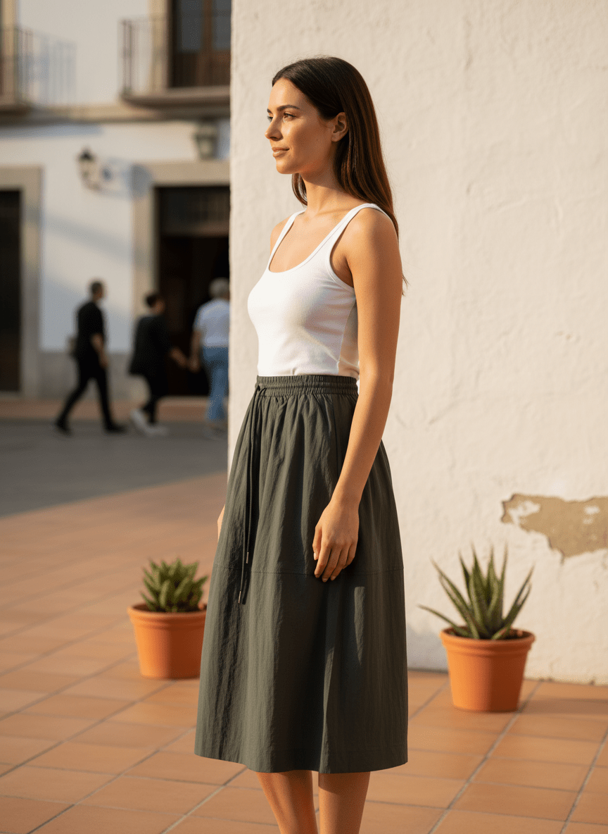 JUPE TONIA KAKI - ORFEO JUPE