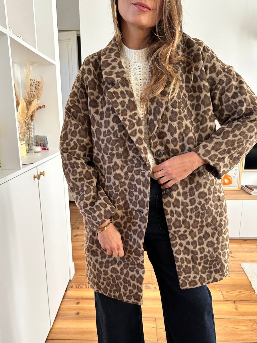 Manteau Donatella LEOPARD - THE KORNER Manteau