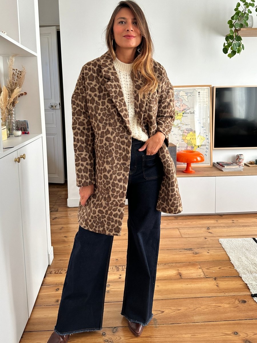 Manteau Donatella LEOPARD - THE KORNER Manteau