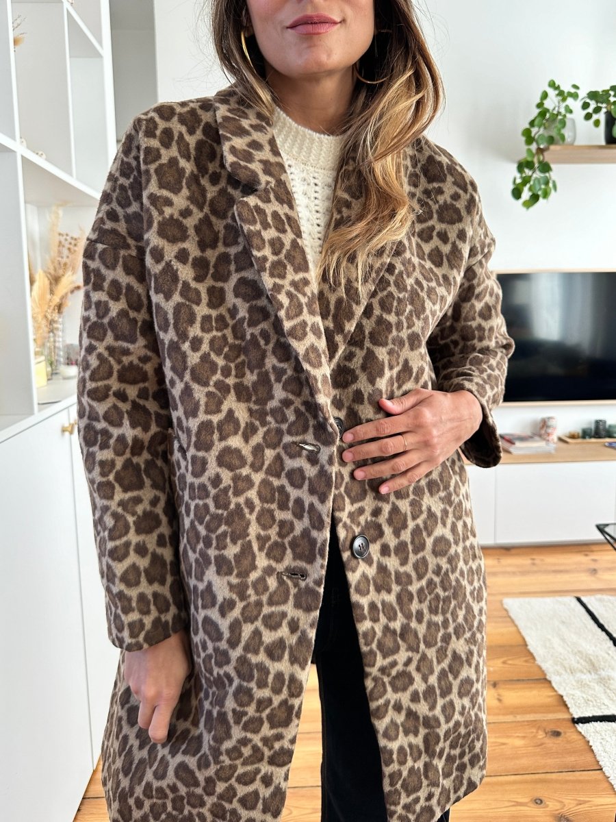 Manteau Donatella LEOPARD - THE KORNER Manteau