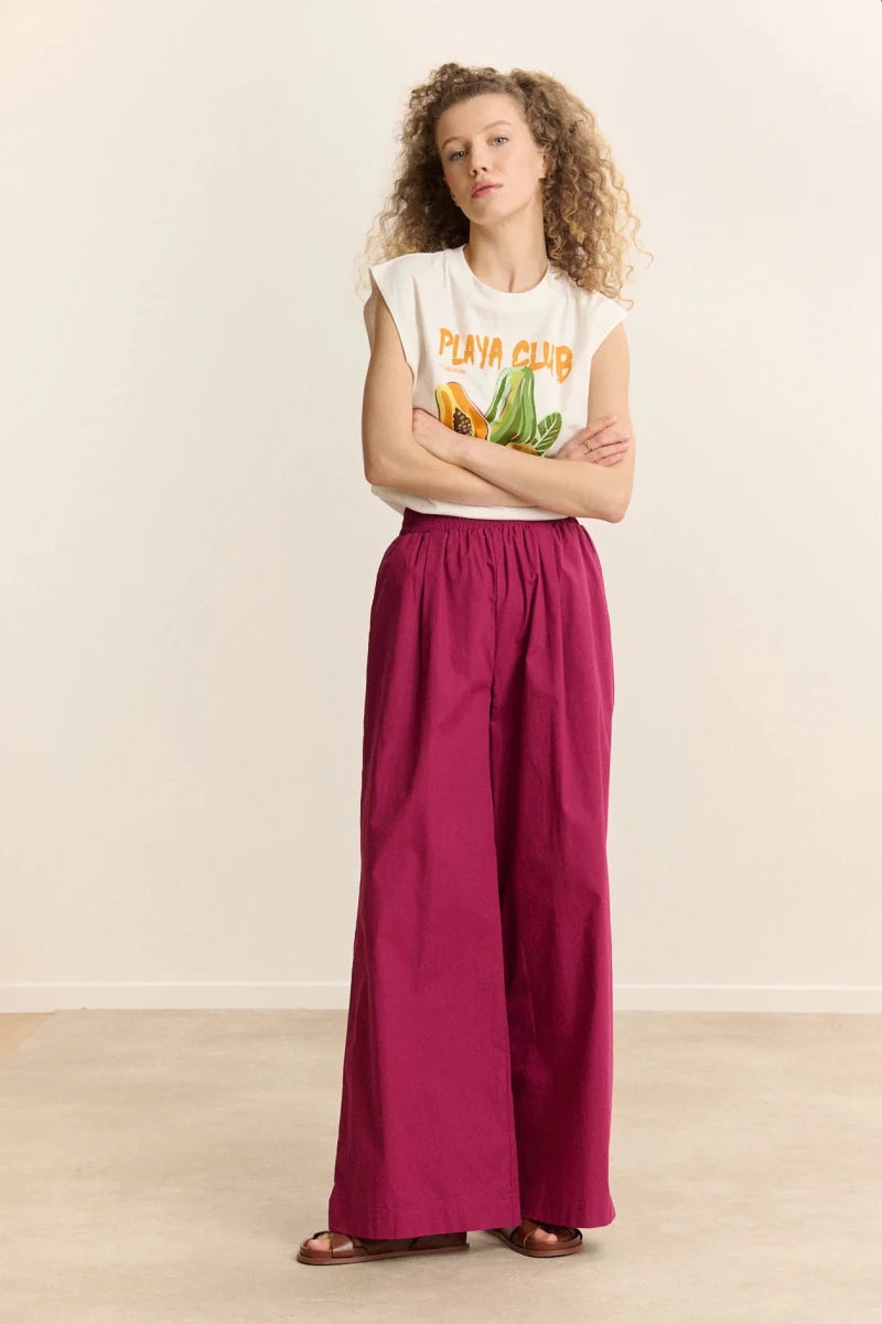 PANTALON COLAS GRENAT - GARANCE PANTALON