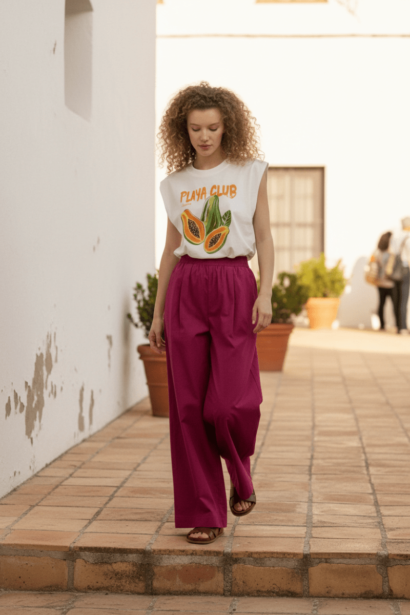 PANTALON COLAS GRENAT - GARANCE PANTALON