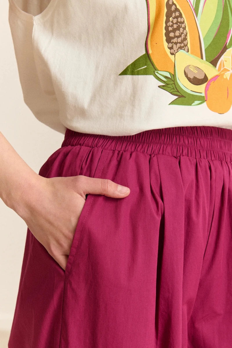 PANTALON COLAS GRENAT - GARANCE PANTALON