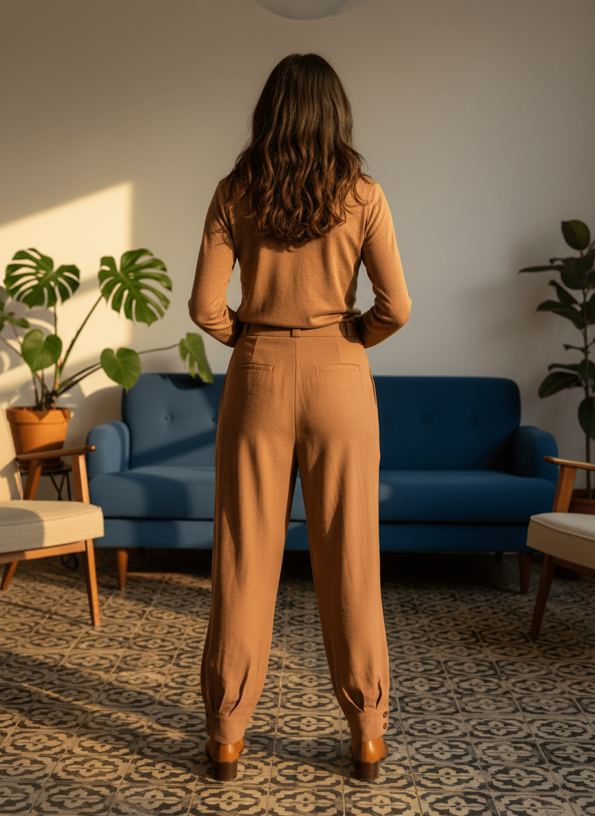 Pantalon Gary TABAC - OPULLENCE Pantalon