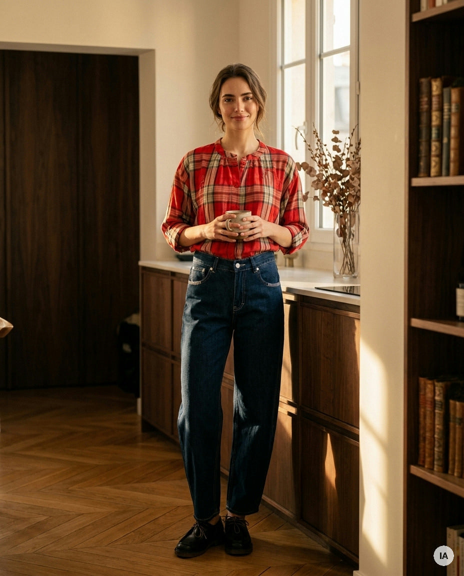 PANTALON GRAYSON BRUT - ORFEO PANTALON — Image générée par IA