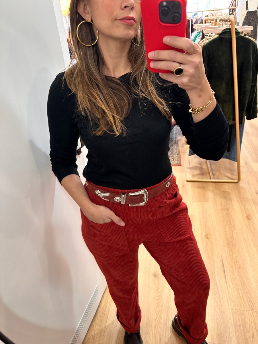 Pantalon Herman ROUGE - OPULLENCE Pantalon