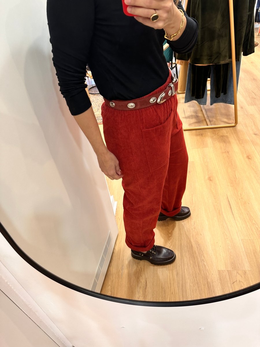 Pantalon Herman ROUGE - OPULLENCE Pantalon