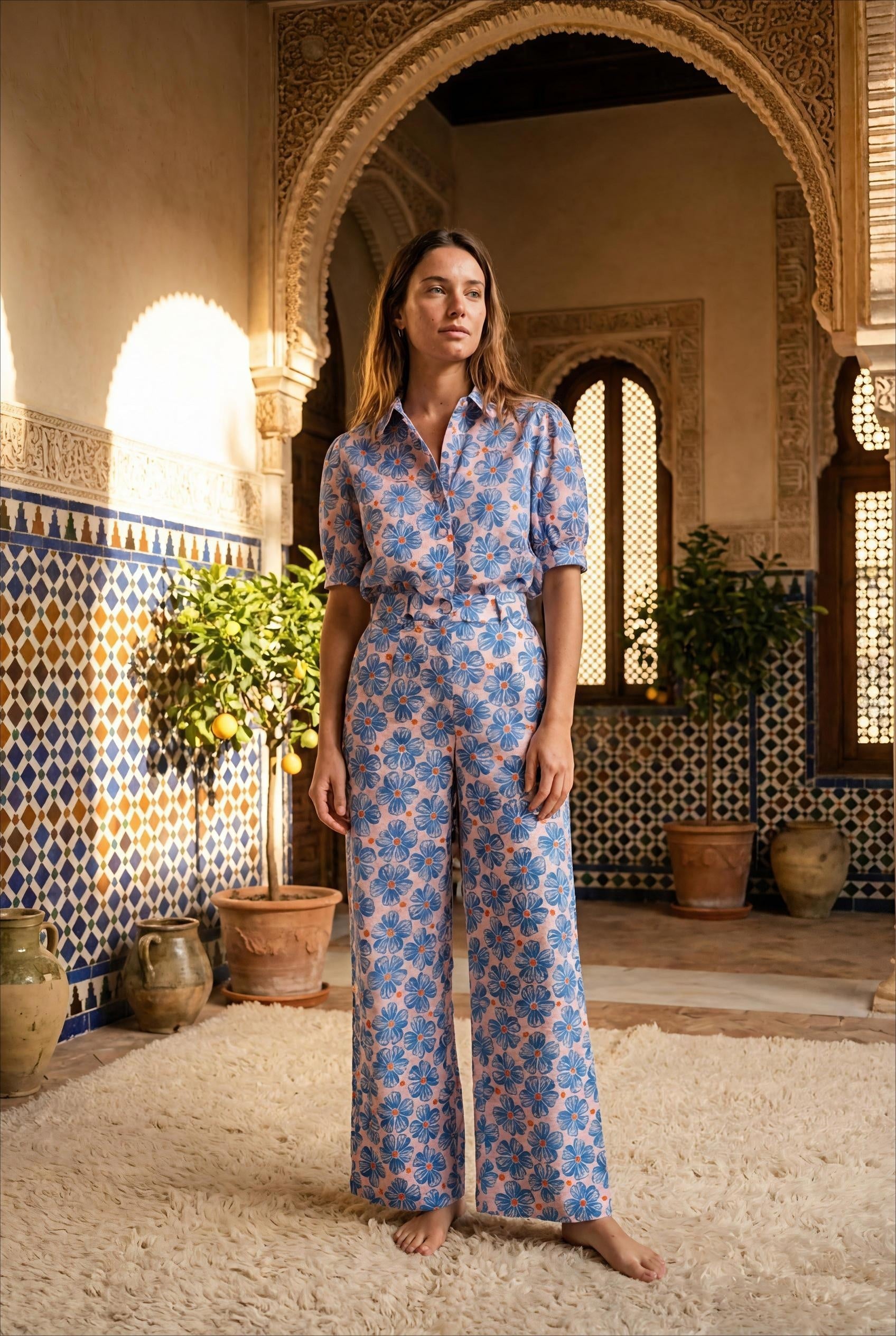 PANTALON JOEL BLEU - RUE DES ABBESSES Pantalon