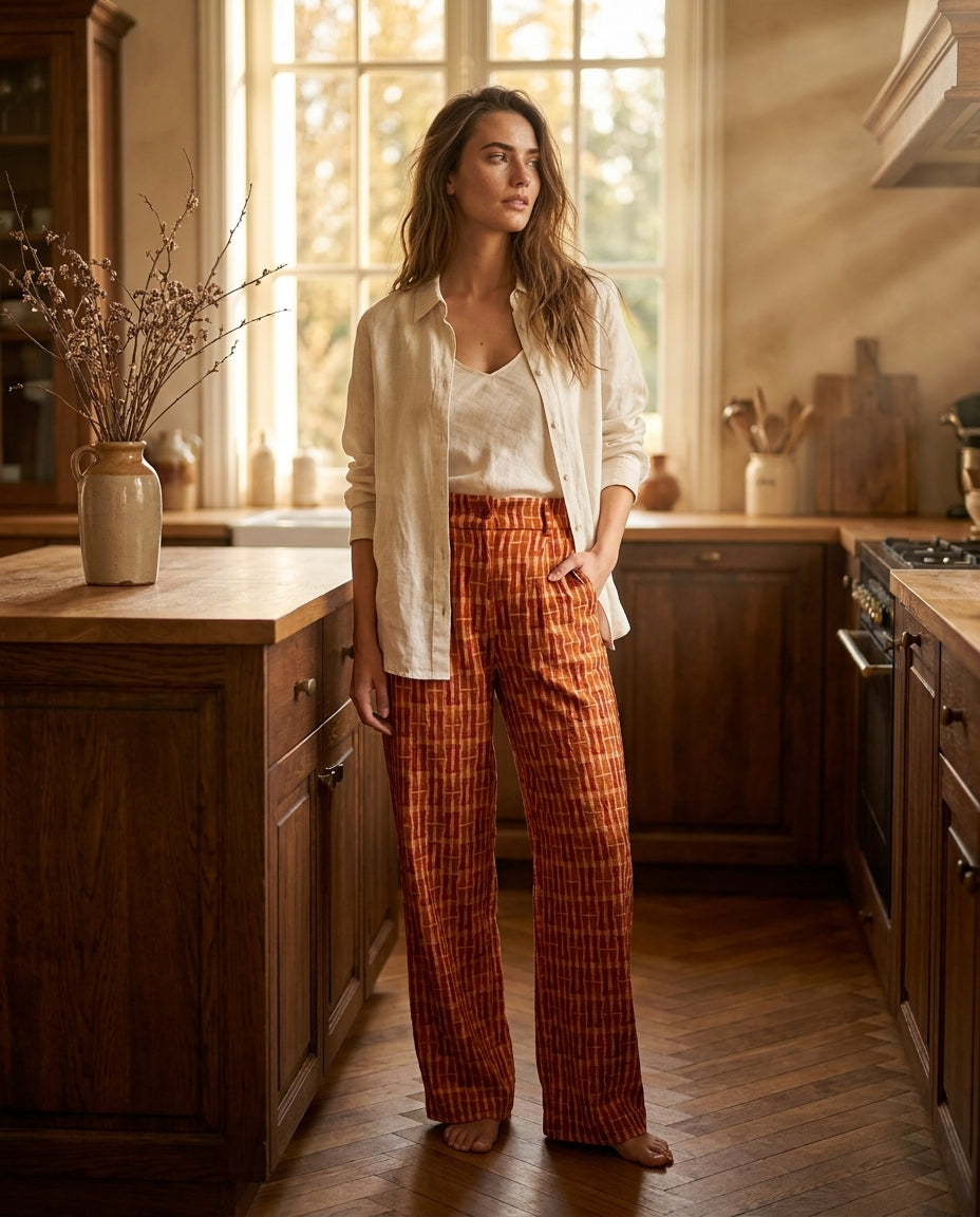 PANTALON JOEL CAMEL - RUE DES ABBESSES Pantalon