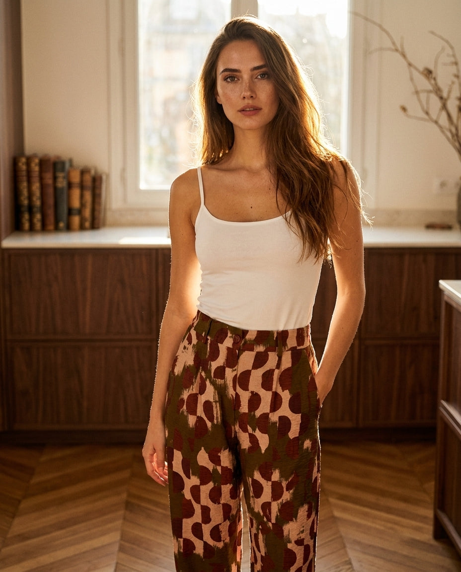 PANTALON JOEL KAKI - RUE DES ABBESSES Pantalon