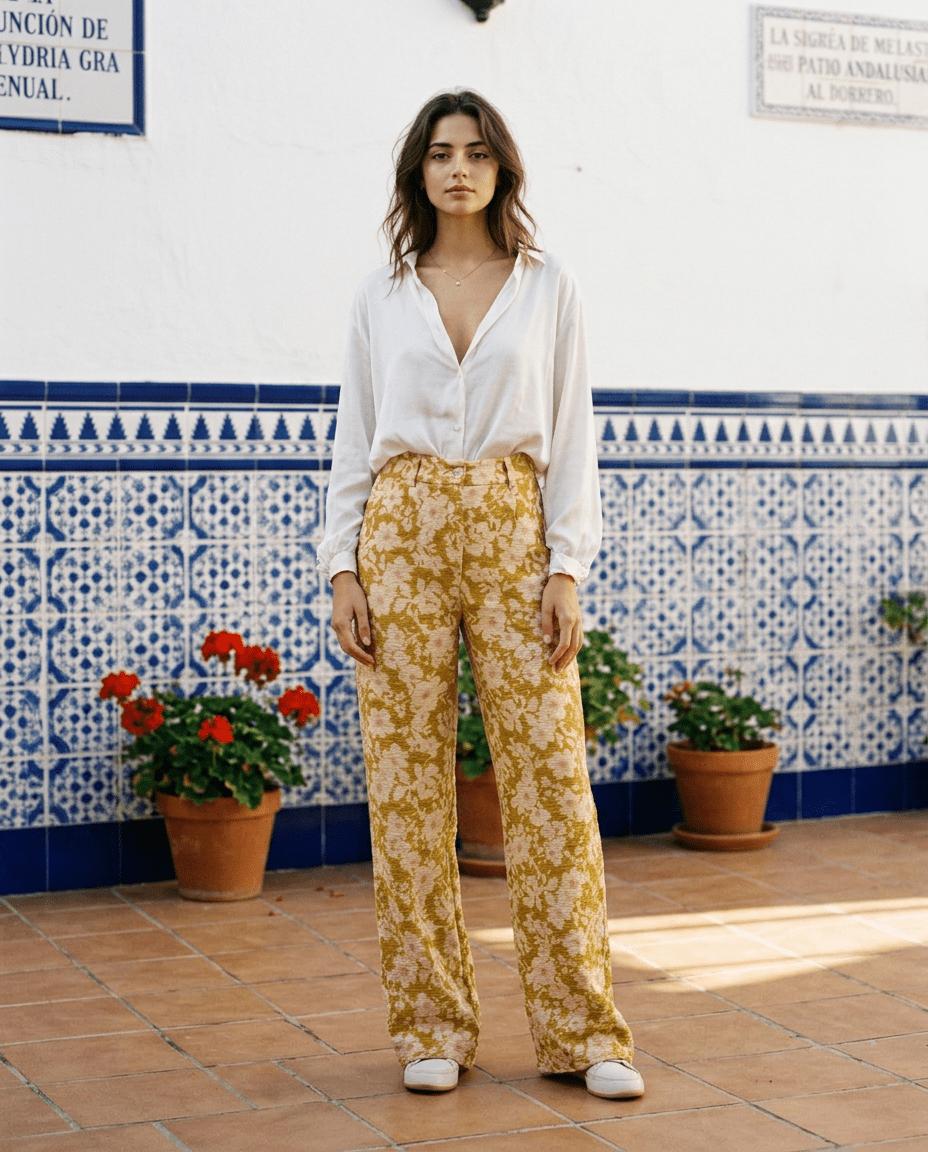 Pantalon Joel Vert - RUE DES ABBESSES Pantalon