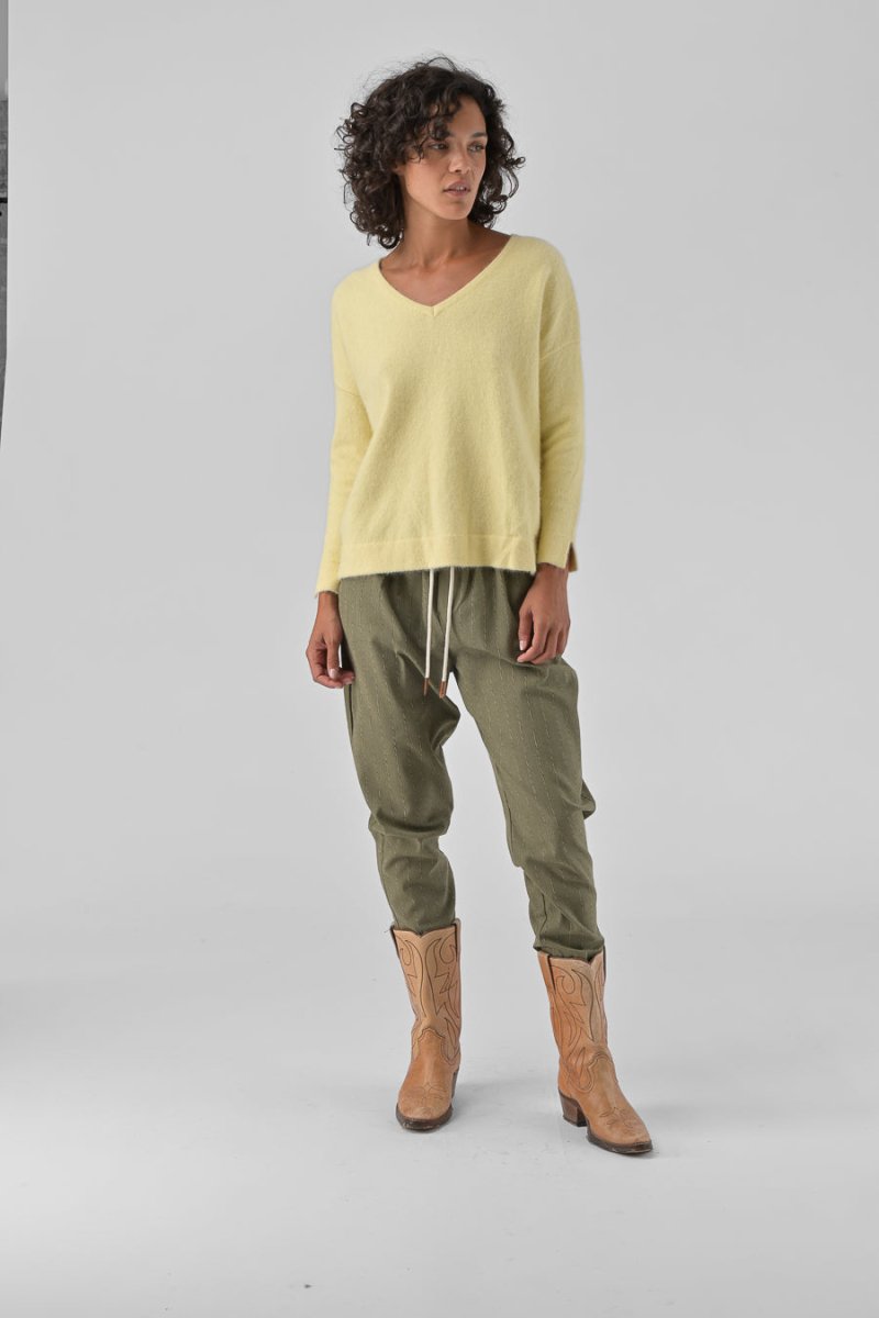 PANTALON LOLA KAKI - ORFEO PANTALON