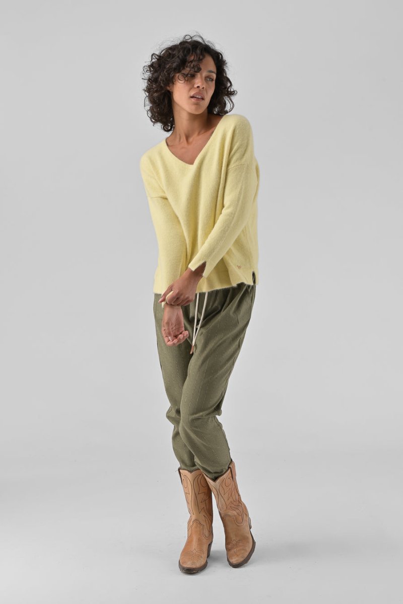 PANTALON LOLA KAKI - ORFEO PANTALON