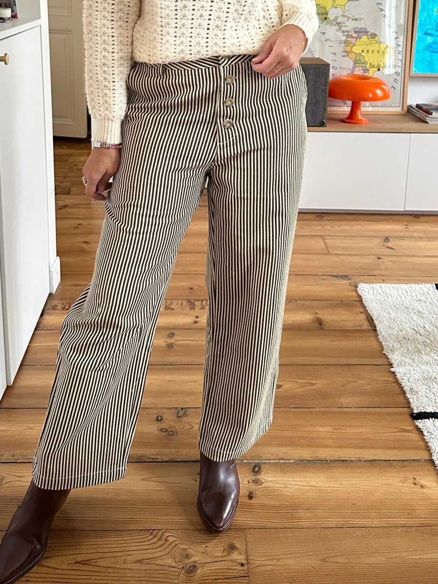 Pantalon Magalie CAMEL - THE KORNER Pantalon