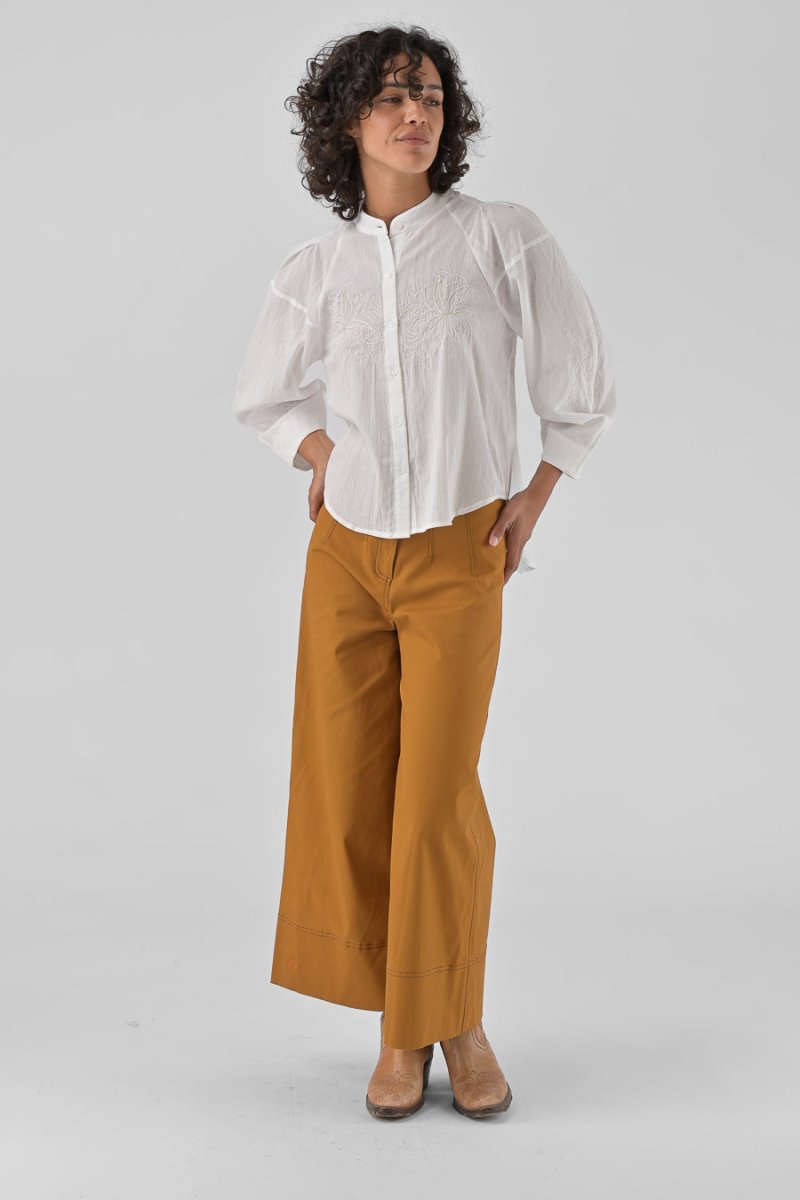 PANTALON OLIVIE CAMEL - ORFEO PANTALON